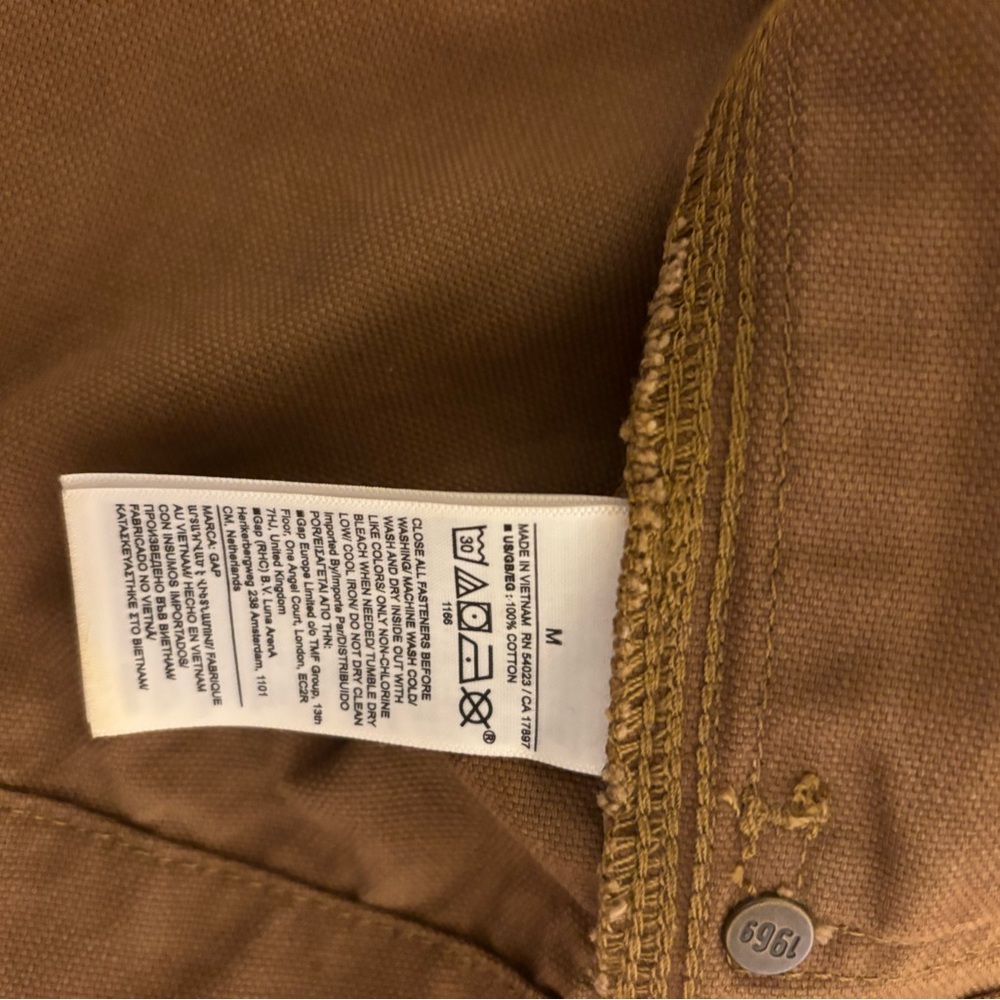 Gap Tan Jacket Size Medium Lightweight Casual Out… - image 5